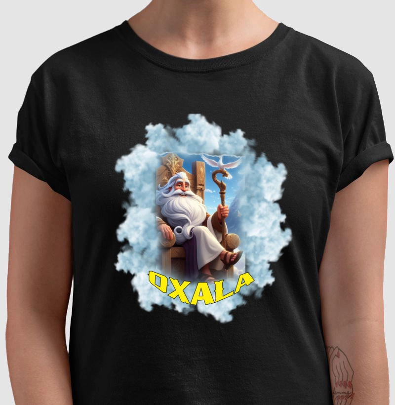 Camiseta 100% Algodão - OXALÁ