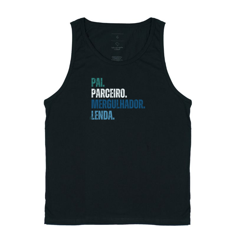 Pai Parceiro Mergulhador Lenda