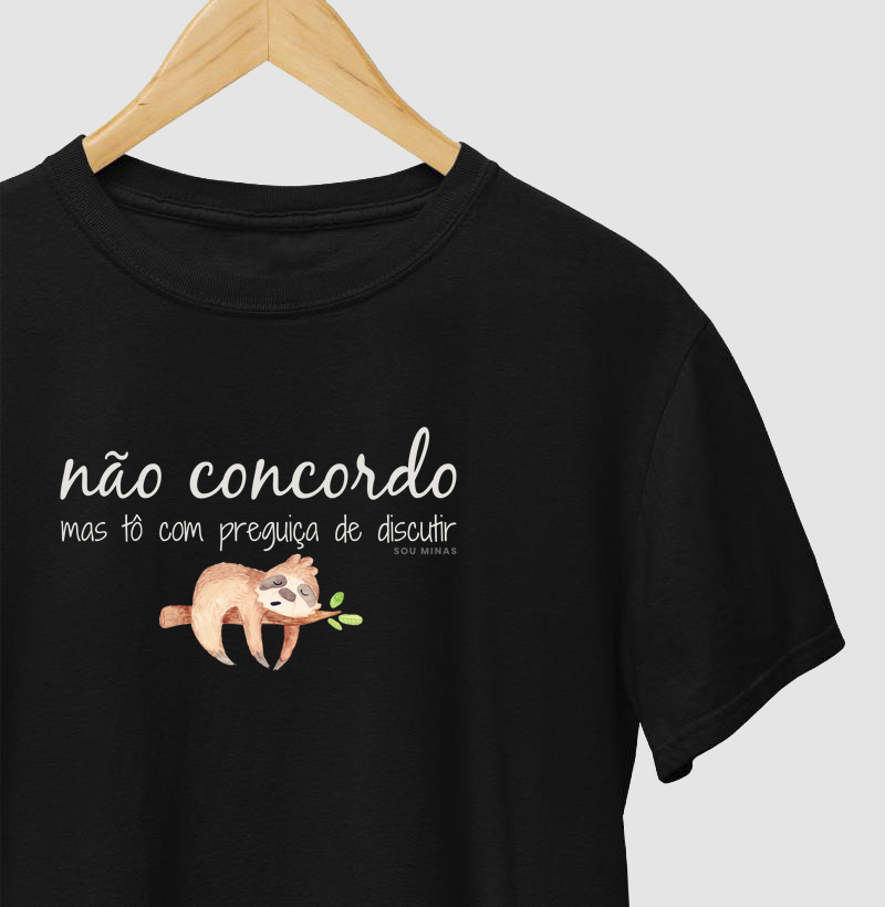 Tô com preguiça de discutir