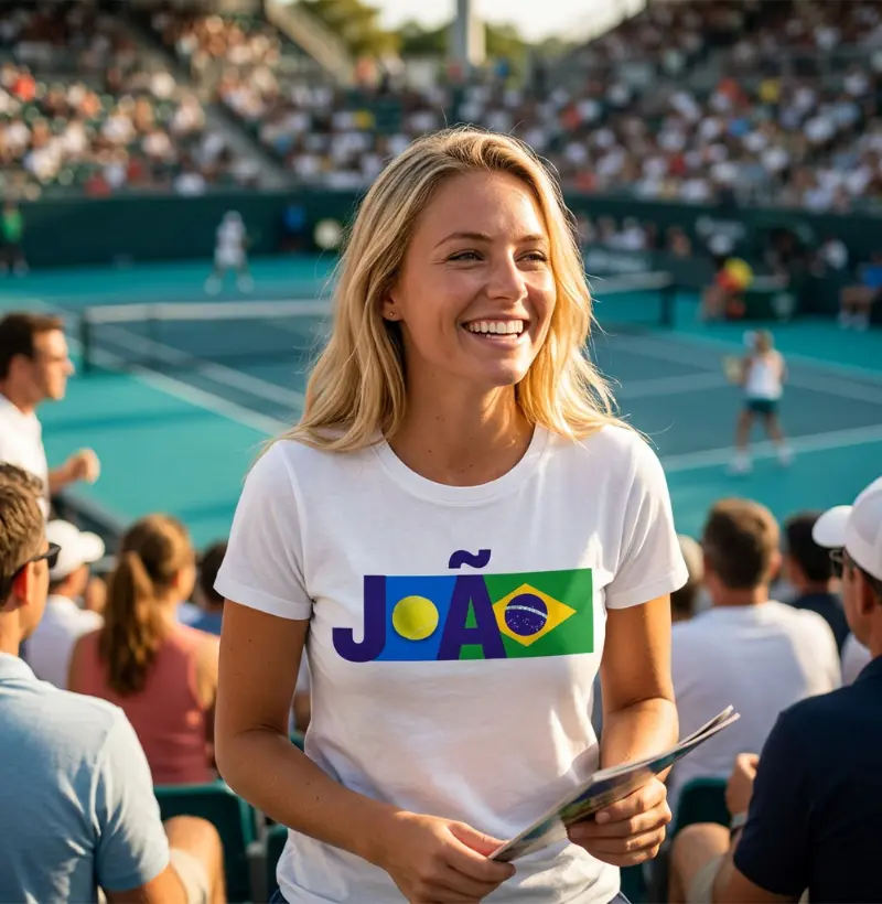 t-shirt adulto JOÃO | camiseta tênis