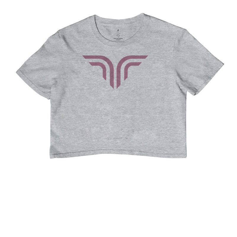 Cropped LG cinza mescla