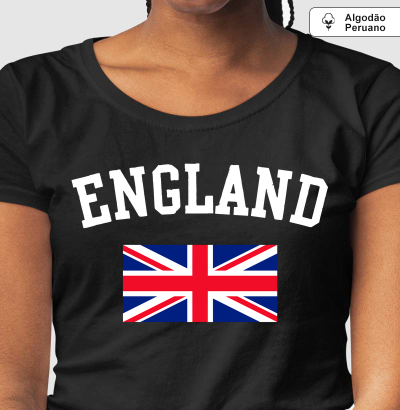 Camiseta Algodão Peruana - Inglaterra