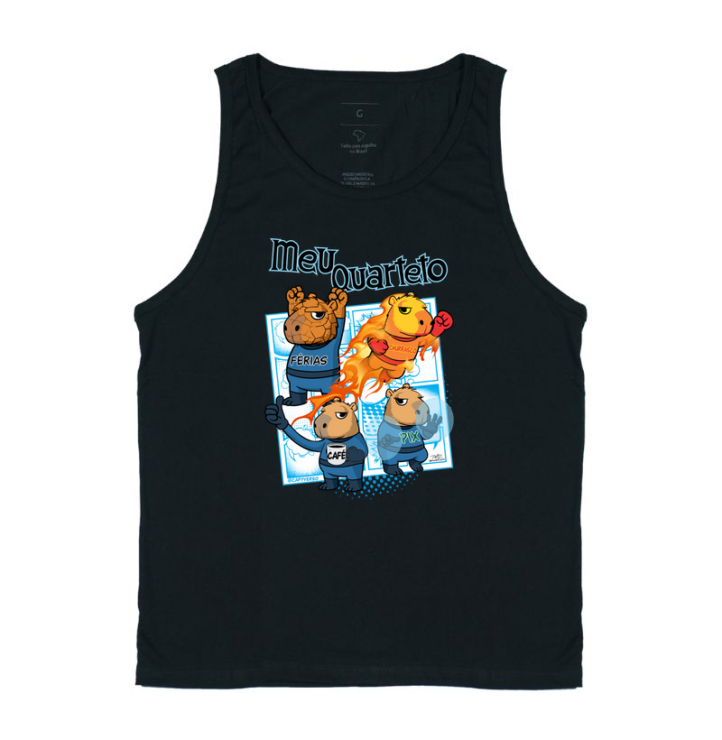 Camiseta Capivara Quarteto