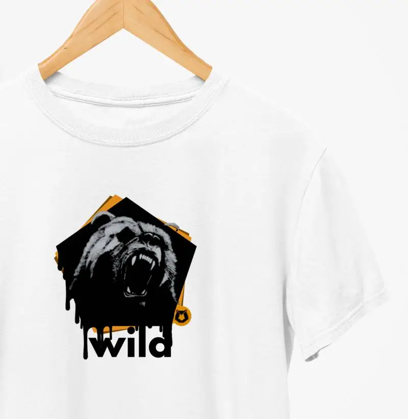 camiseta urso selvagem