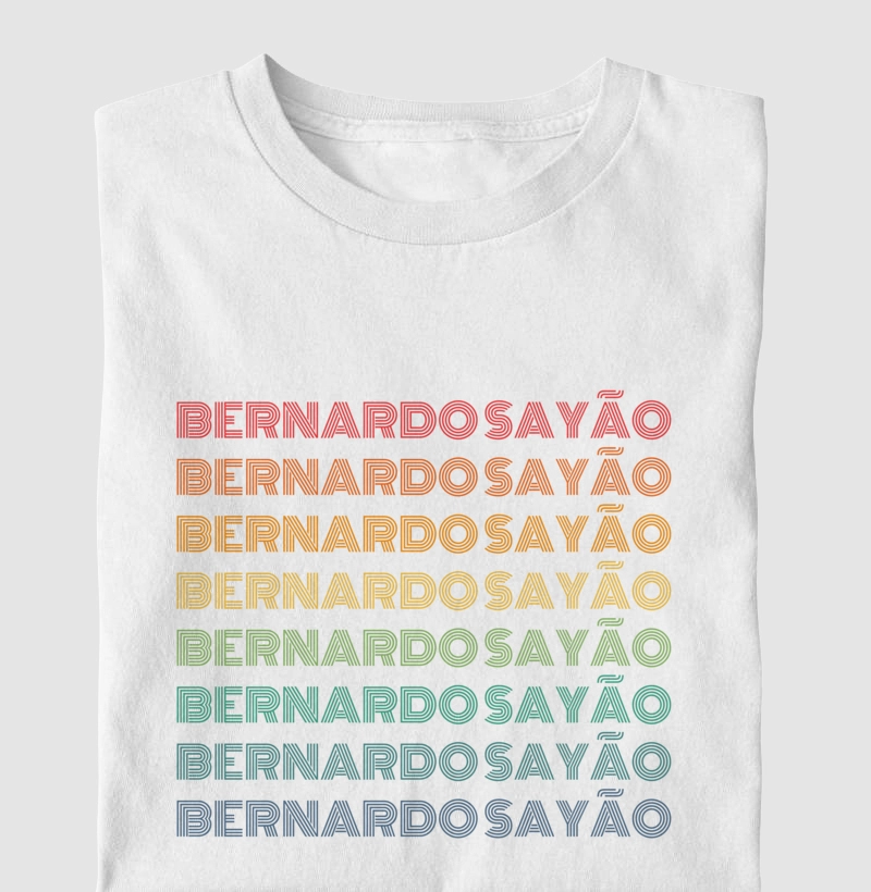 Bernardo Sayão Letreiro Retrô