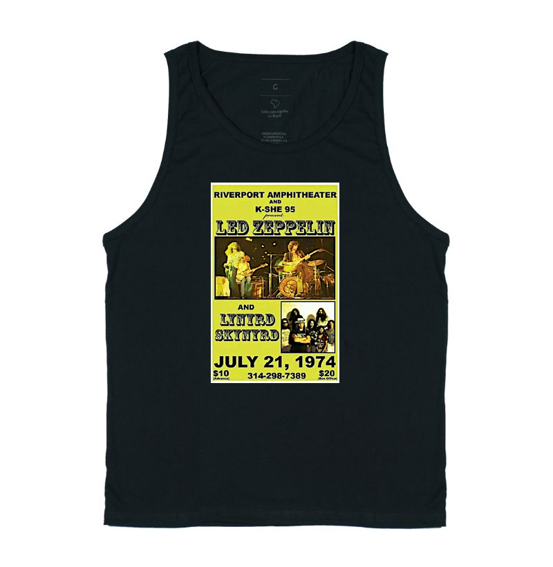 Cartaz - Led Zeppelin e Lynyrd Skynyrd 1974