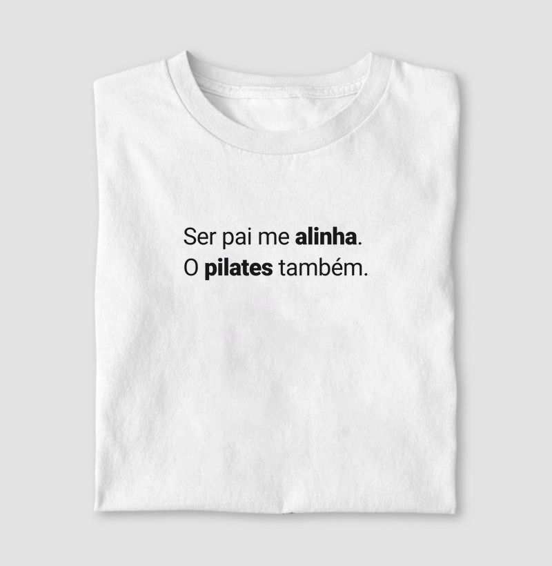 Pilates e paternidade alinham.