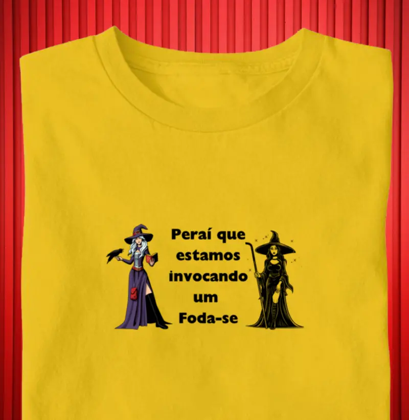 Peraí que estamos invocando um foda-se