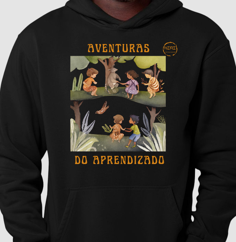 Moletom Capuz KIRI - Aventuras do Aprendizado