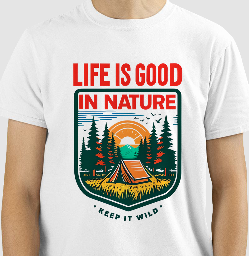 Camiseta Masculina Keep it Wild