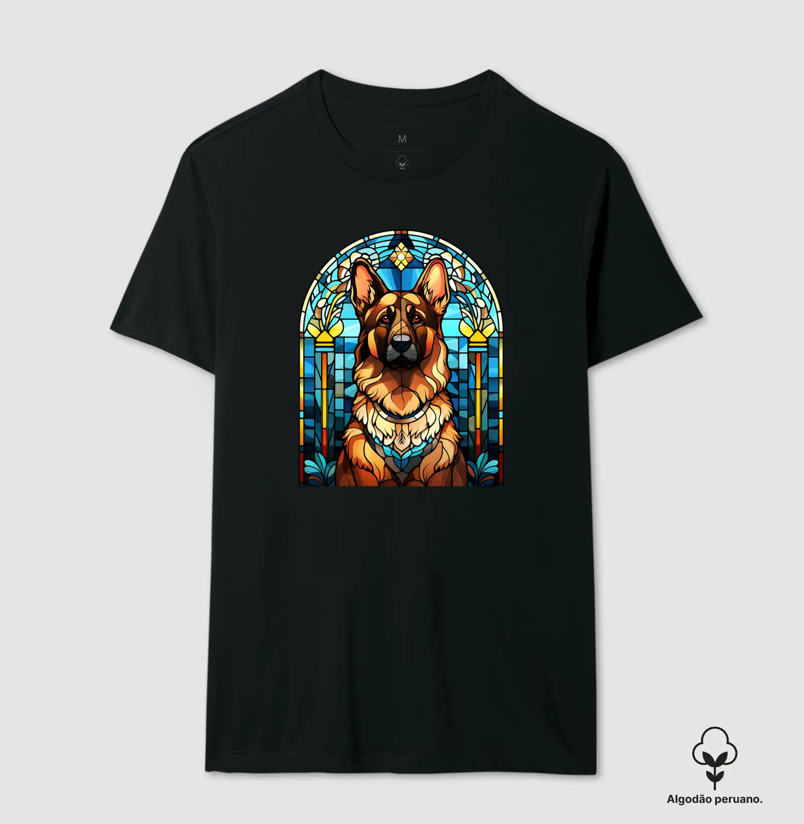 Pastor Alemão Vitral II - Produto Premium - Algodão Peruano
