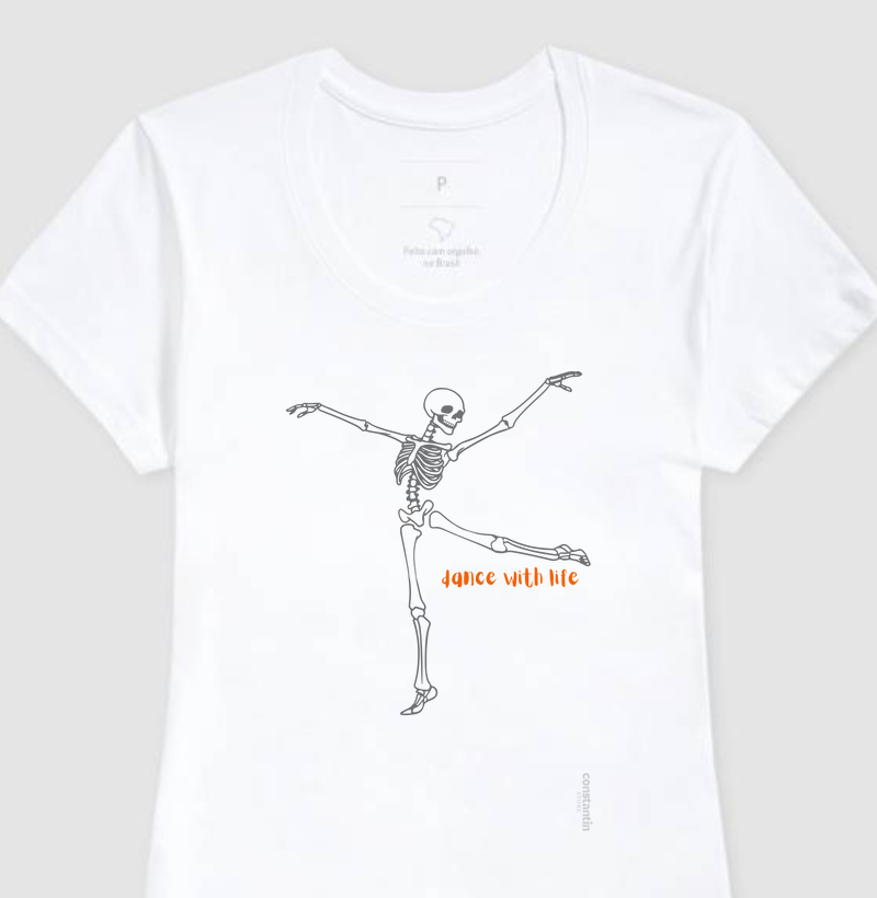 camiseta dance com a vida