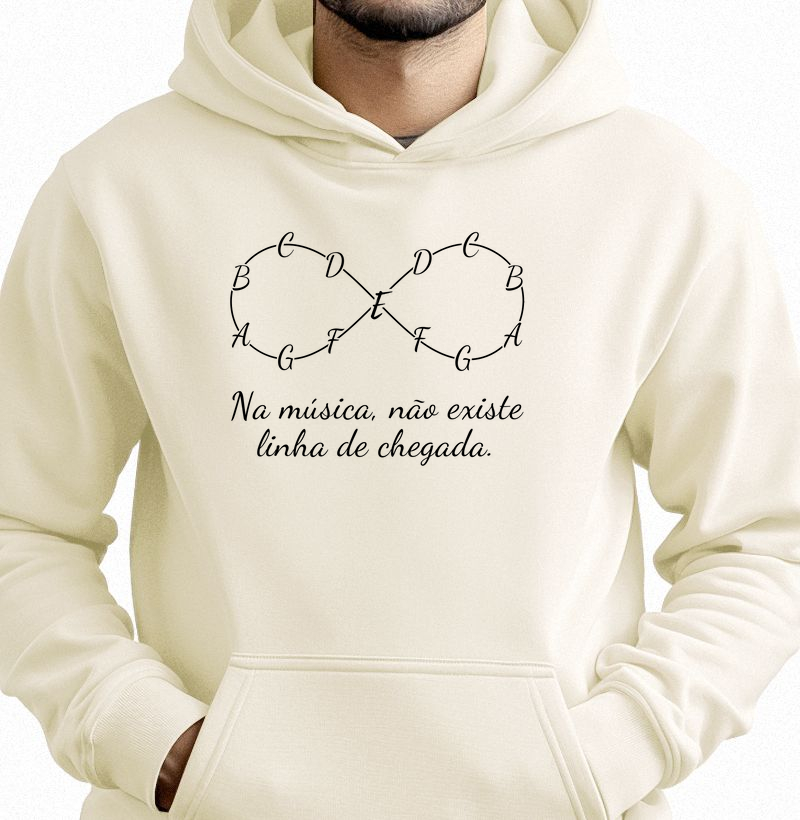 Camisa "Na música não existe linha de chegada"
