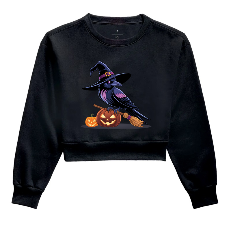 Tenebris Crow | Cropped Manga Longa