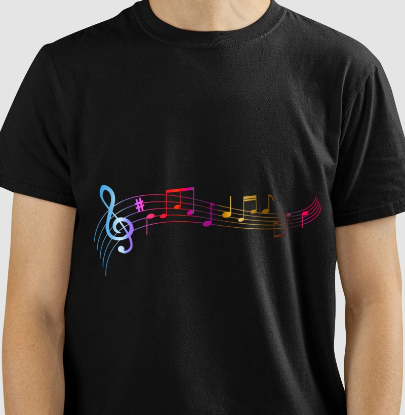 Camiseta pentagrama 