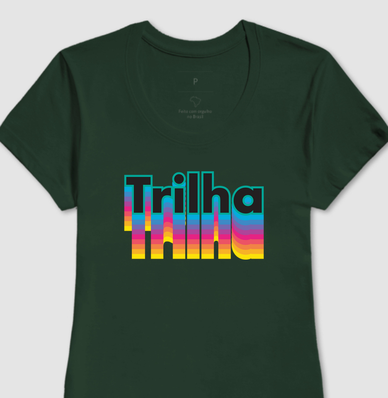 Camiseta Trilha Colors - Feminina