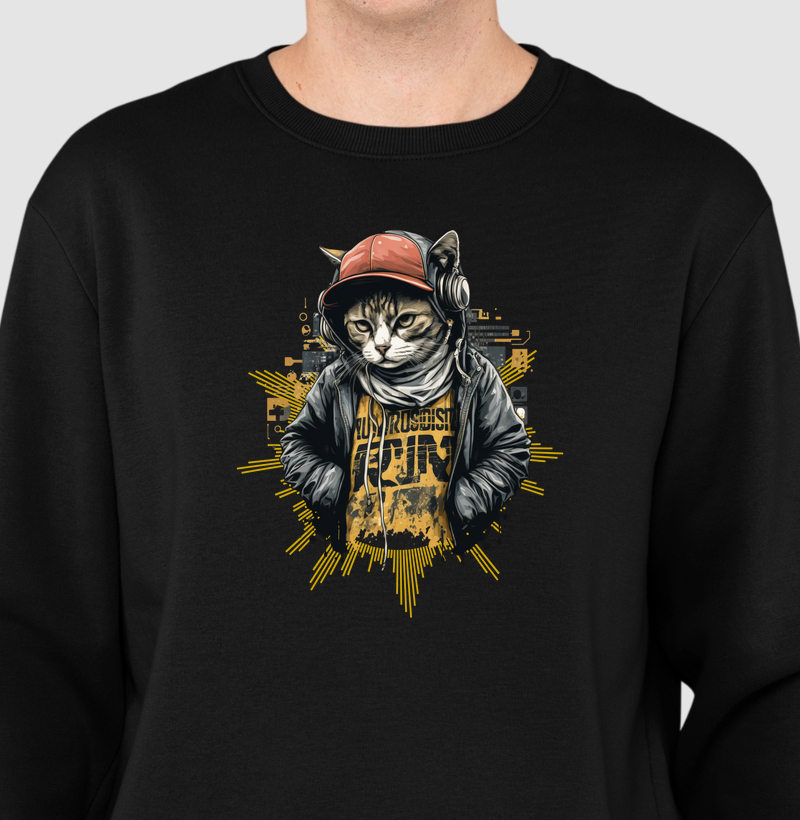  Gato Urbano: Moletom Slim - Estilo e Originalidade com Atitude