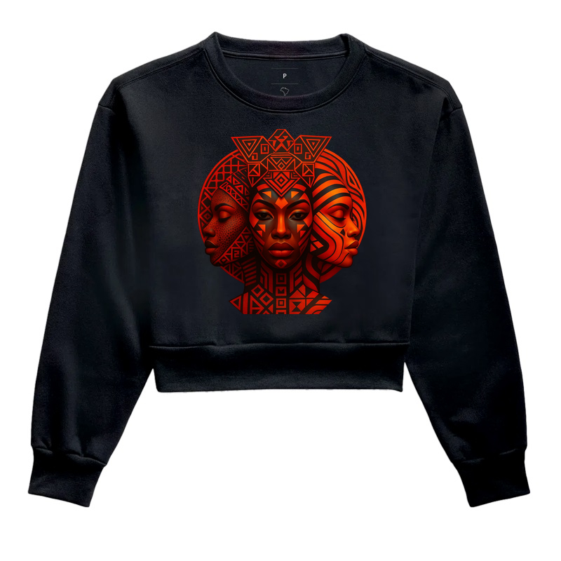 Camiseta Original Afrofuturismo Rostos