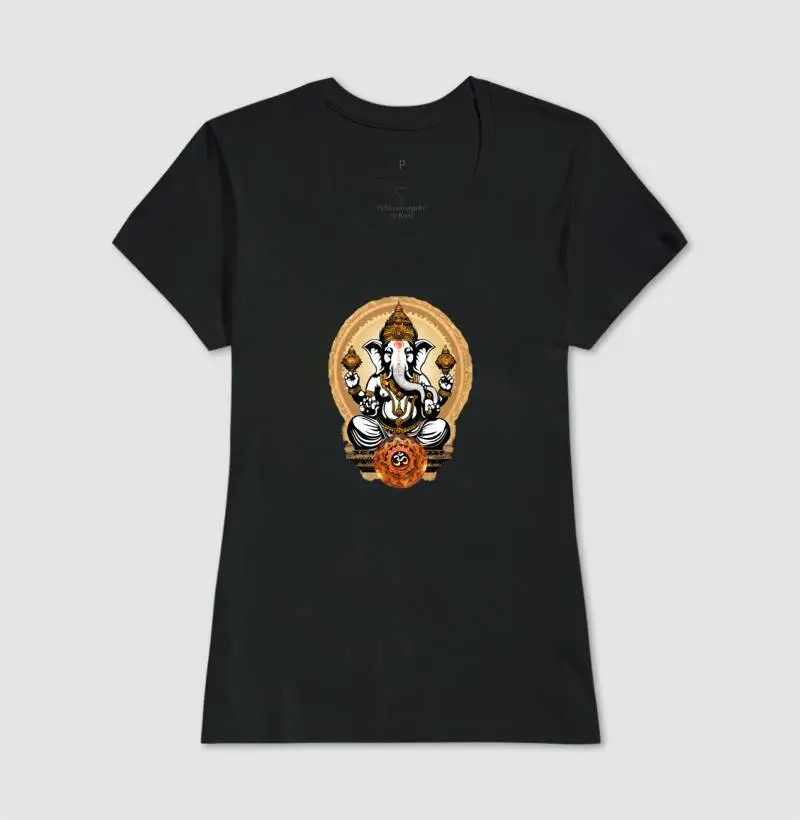 Camiseta Feminina Arquétipo Ganesha Sabedoria