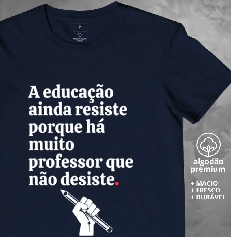 Camiseta Educação Resiste