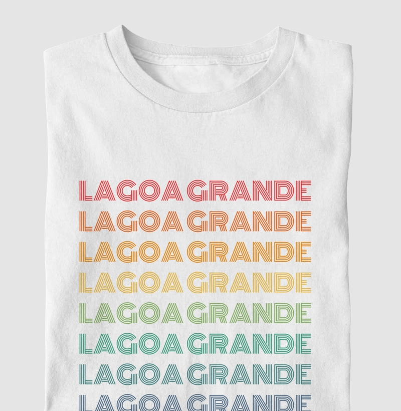 Lagoa Grande Letreiro Retrô
