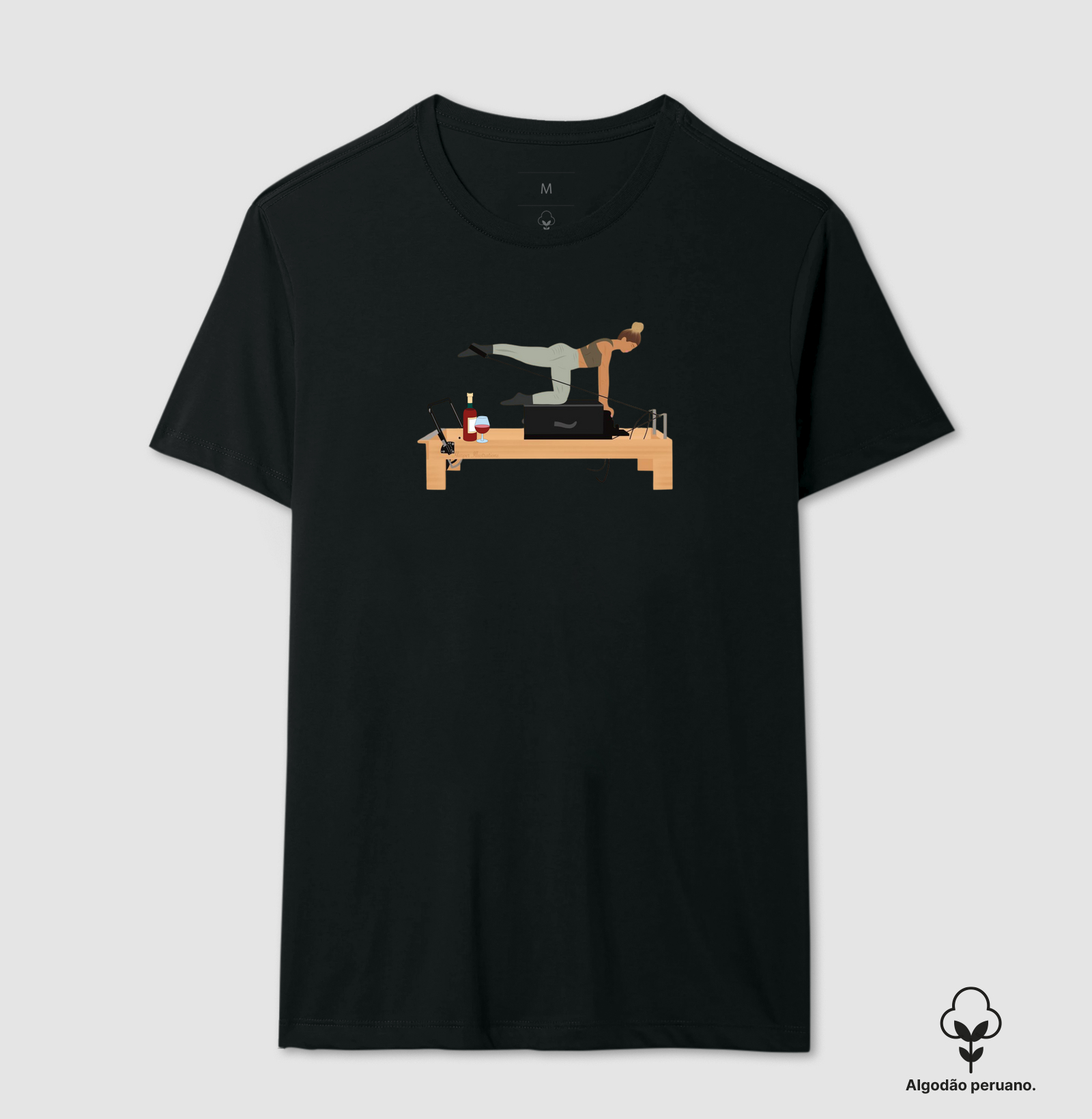 Camiseta Pilates & Wine
