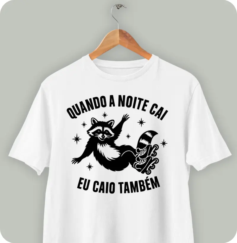 Quando a noite cai, eu caio também