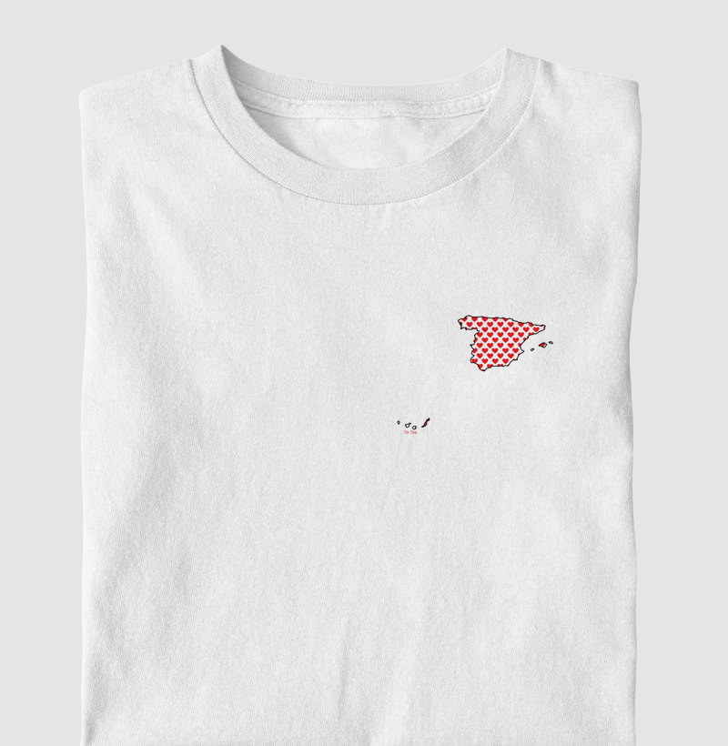 Mapa Espanha Coração