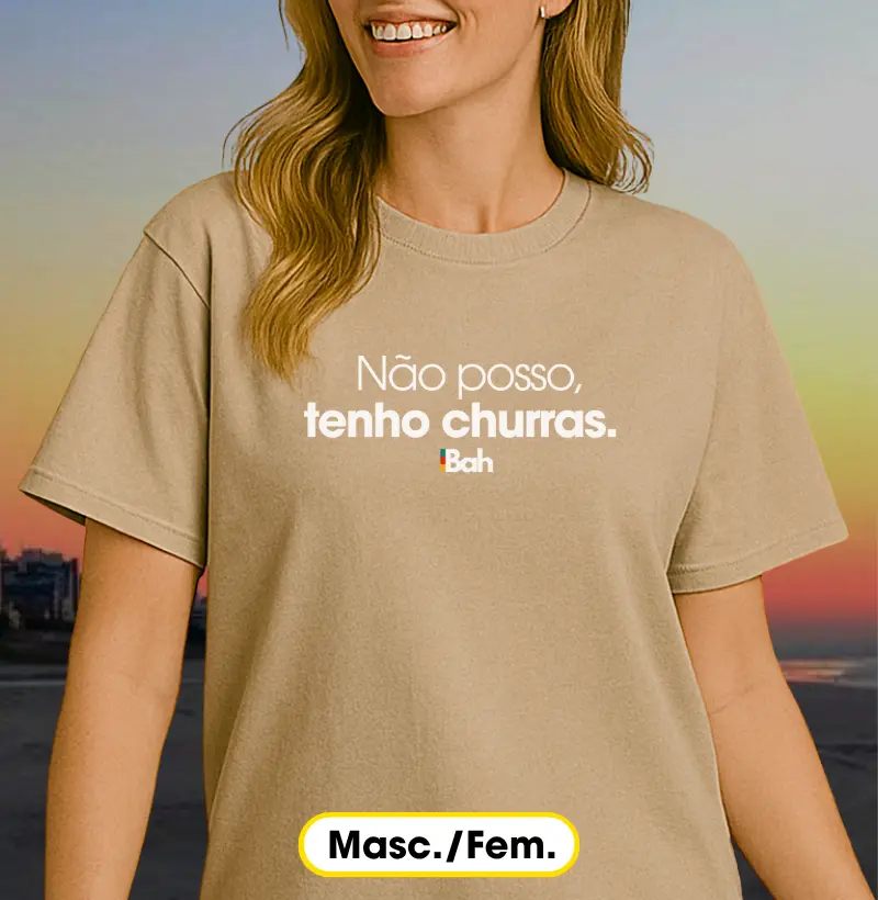 Não posso tenho churras