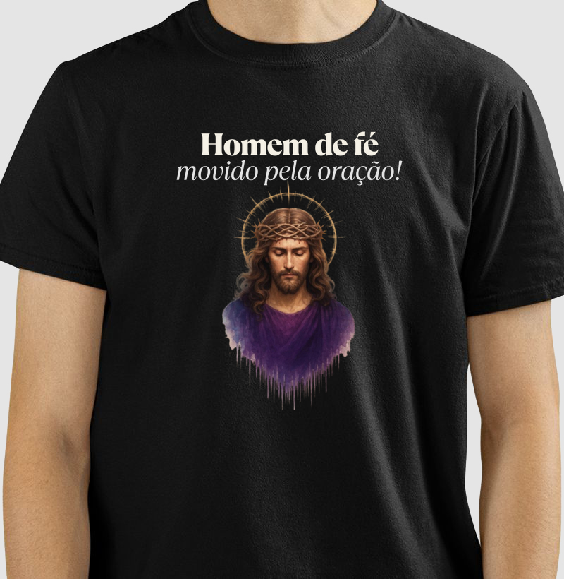 Homem de fé movido pela oração