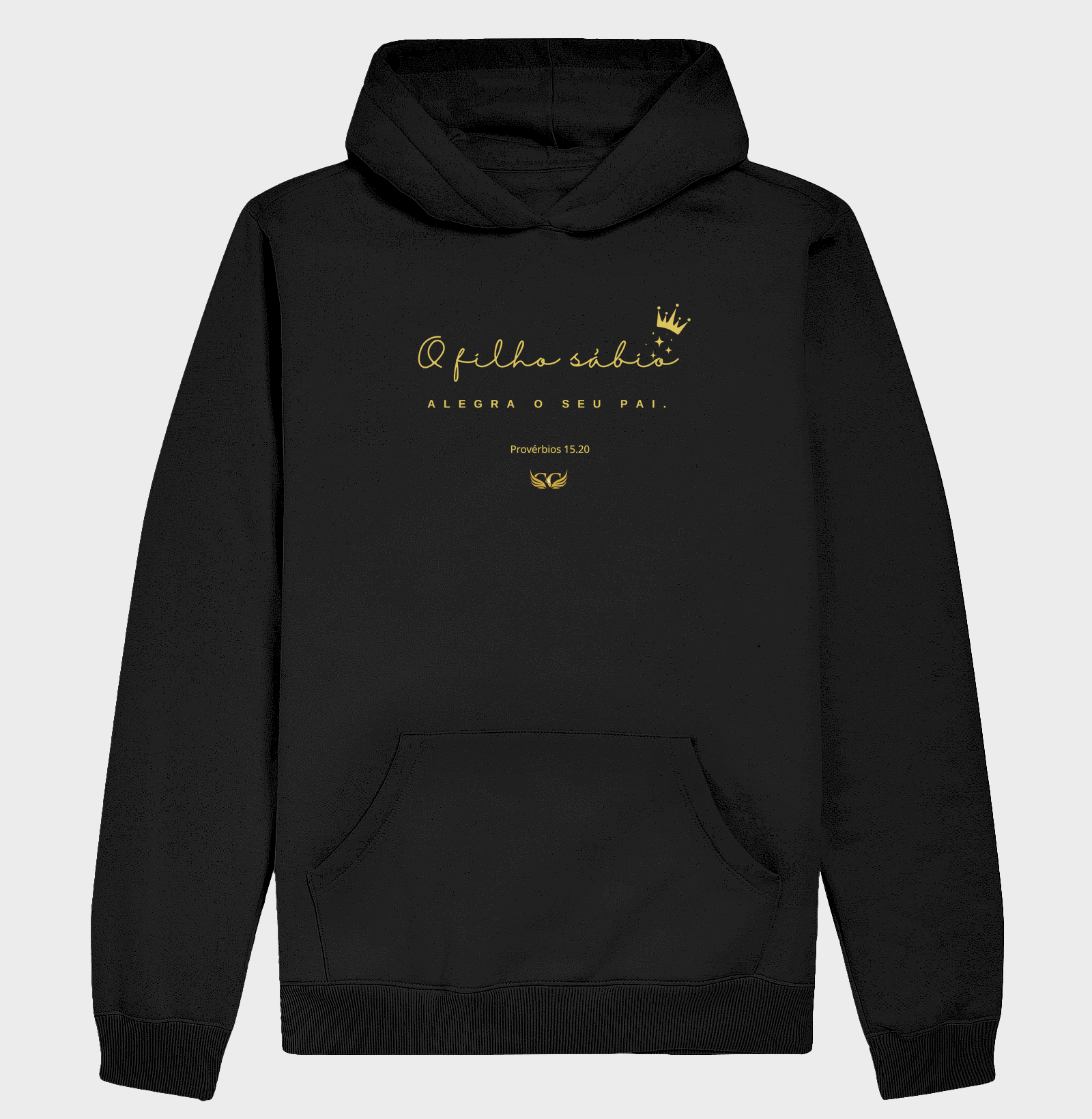 Camiseta Personalizada O filho sábio alegra seu pai. Pv 15.20