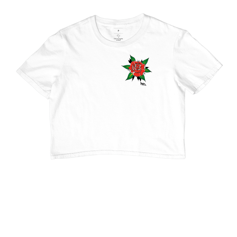 Cropped Flor Old School