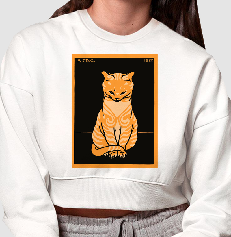 Sitting Cat (1918) - Julie de Graag