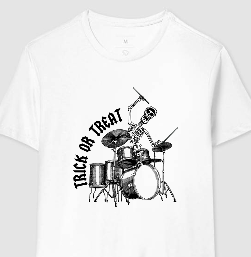 Camiseta Halloween Bateria