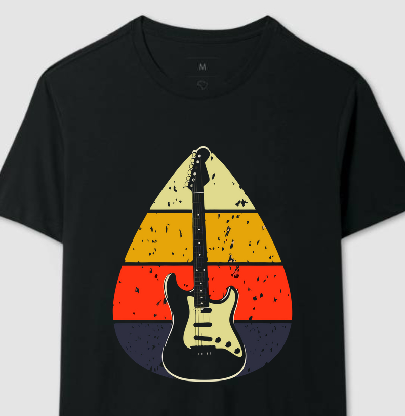 Camiseta Palheta de Guitarra