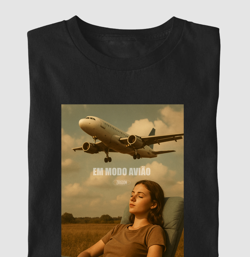 em modo avião 