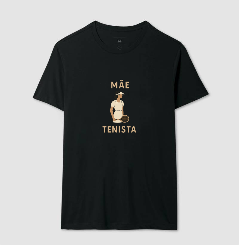 Mãe tenista retrô