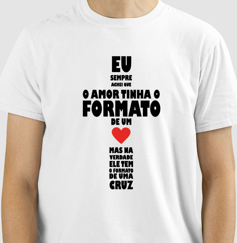Camiseta Amor em Cruz