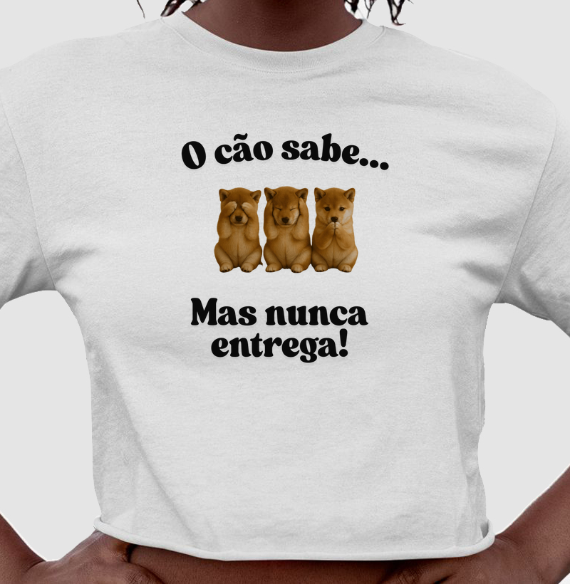 O cão sabe...mas nunca entrega!