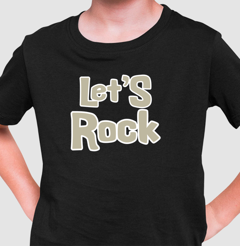Let’s Rock: Camiseta Infantil - Vibração e Estilo para os Amantes do Rock