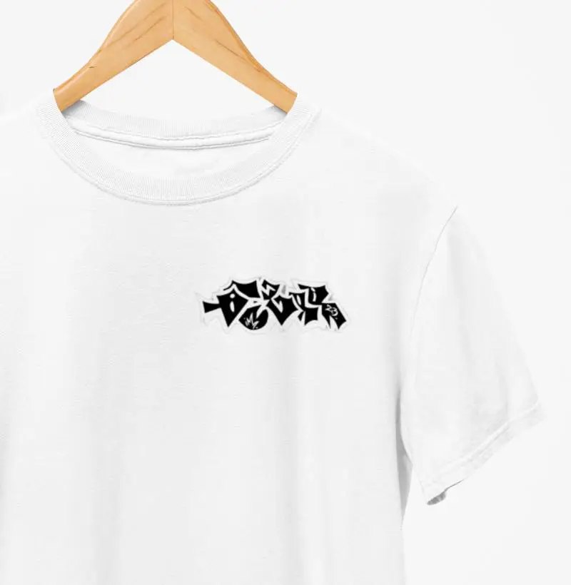 Graffiti white and black shot - basic shirt