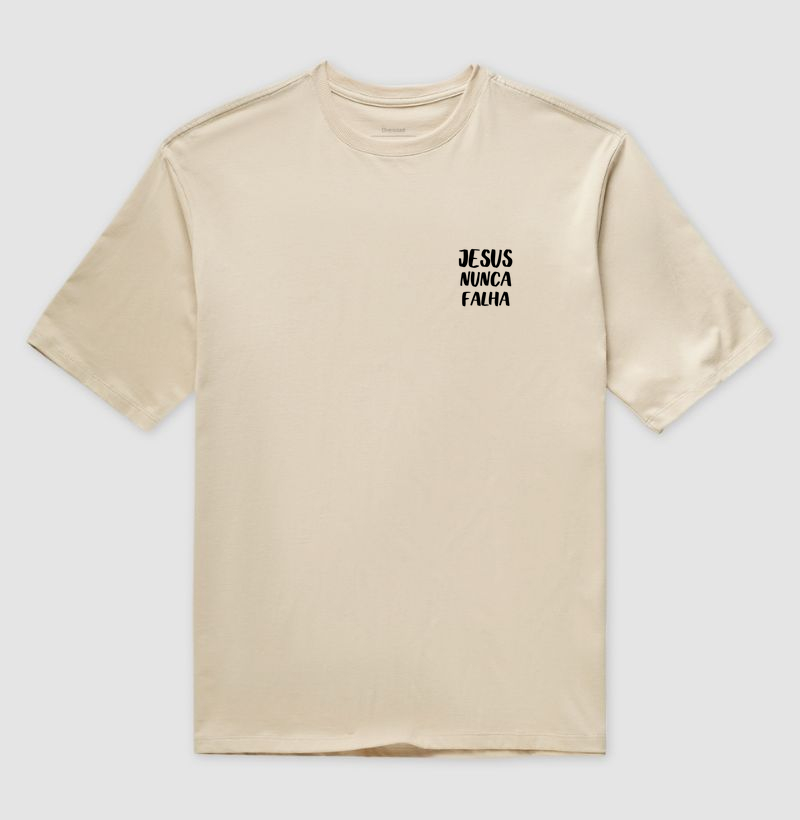 Jesus nunca falha logo preto