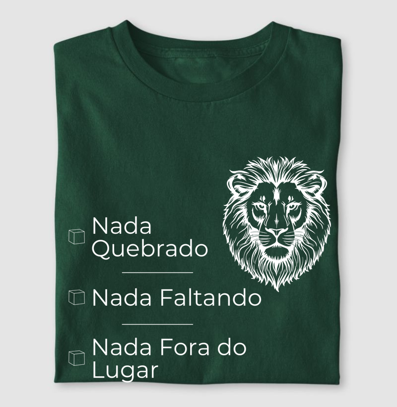 Camiseta Animalis Nada Quebrado 100% Algodão