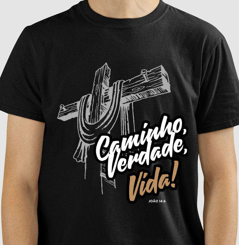 Camiseta Unisex - Caminho, Verdade e Vida ✨ | João 14:6