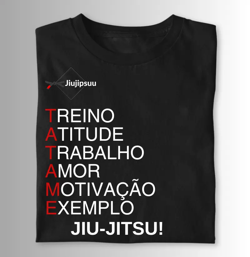 Camisa Jiu Jitsu Frases 