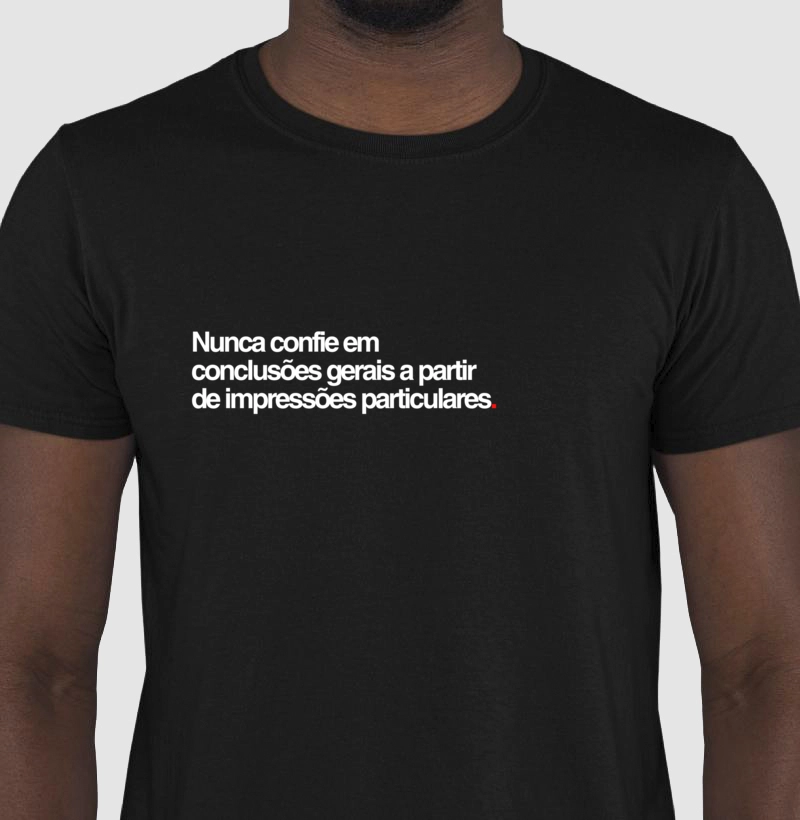 Tshirt Impressões (preta)