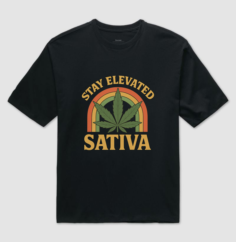 Camiseta oversized - Stay Elevated