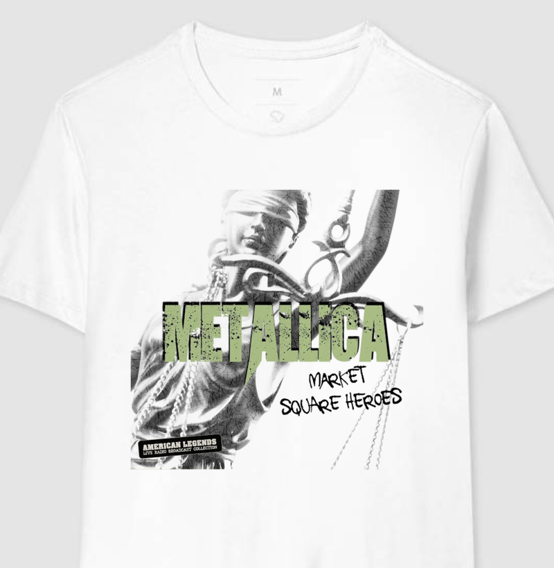 Camiseta Metallica - MARKET SQUARE HEROS