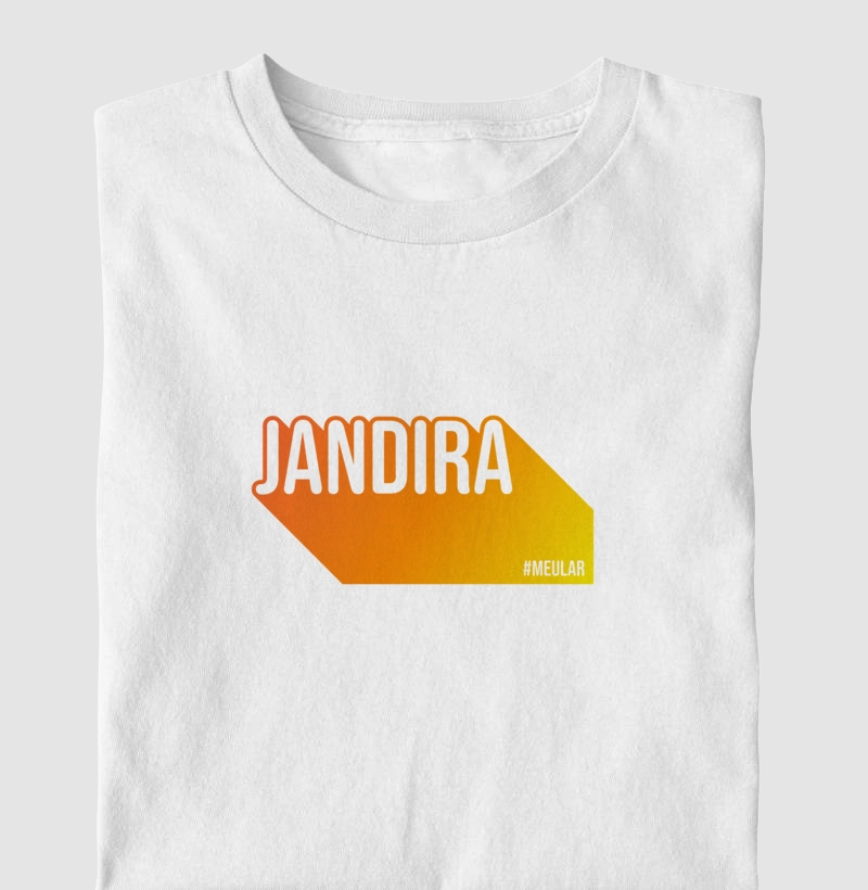 Camiseta Jandira #MeuLar – Gradiente III (Masc & Fem • Branca)
