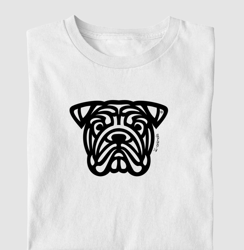 Camiseta Buldogue Inglês - Tribal